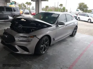 2023 Genesis G70 2.0T with VIN KMTG34TA8PU111790, listed as a IAAI auction lot 41390217 with 35,303 mi miles. Bid and sale history available at carsss.com. Image 18.