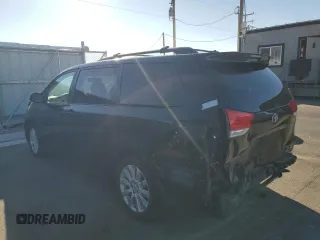 2012 Toyota Sienna LE with VIN 5TDJK3DC9CS038655, listed as a Copart auction lot 46852235 with 193,074 mi miles and Salvage Title. Bid and sale history available at carsss.com. Image 2.