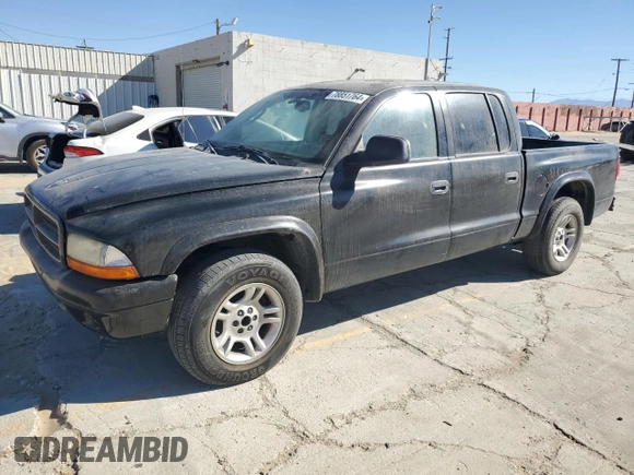 2003 Dodge Dakota Sport with VIN 1D7HL38N03S172331, listed as a Copart auction lot 78851764 with 162,521 mi miles and Clean Title. Bid and sale history available at carsss.com. Image 1.