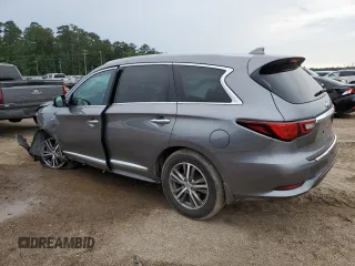 2020 Infiniti QX60 Luxe with VIN 5N1DL0MN1LC512623, listed as a Copart auction lot 57909145 with 35,243 mi miles and Salvage title. Bid and sale history available at DreamBid. Image 2.