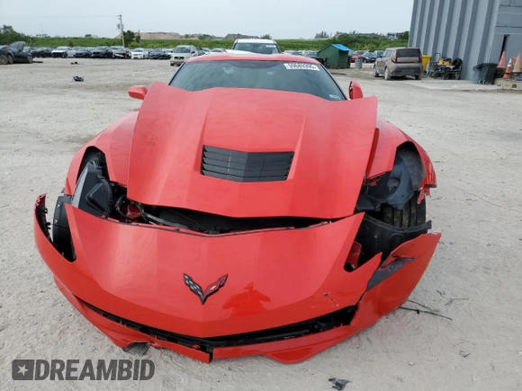 2019 Chevrolet Corvette 1LT with VIN 1G1YB2D76K5112381, listed as a Copart auction lot 59689395 with 19,905 mi miles and Non repairable. Bid and sale history available at DreamBid. Image 5.