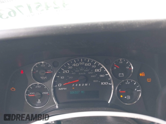 2011 Chevrolet Express Cargo with VIN 1GCWGFCA4B1172655, listed as a IAAI auction lot 42451763 with 326,327 mi miles and . Bid and sale history available at DreamBid. Image 7.