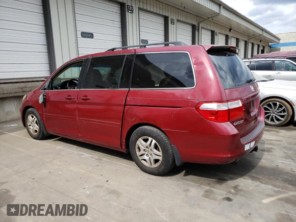 2006 Honda Odyssey EX z VIN 5FNRL38436B058444, wystawiony jako Copart lot #70381084 z przebiegiem 181 928 mil mil oraz Szkoda całkowita • Salvage title. Historia ofert i sprzedaży dostępna na DreamBid. Obrazek 2.