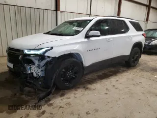 2022 Chevrolet Traverse LT Cloth z VIN 1GNERGKW3NJ188236, wystawiony jako Copart lot #51390655 z przebiegiem 50 633 mil mil oraz Szkoda całkowita • Salvage title. Historia ofert i sprzedaży dostępna na DreamBid. Obrazek 1.