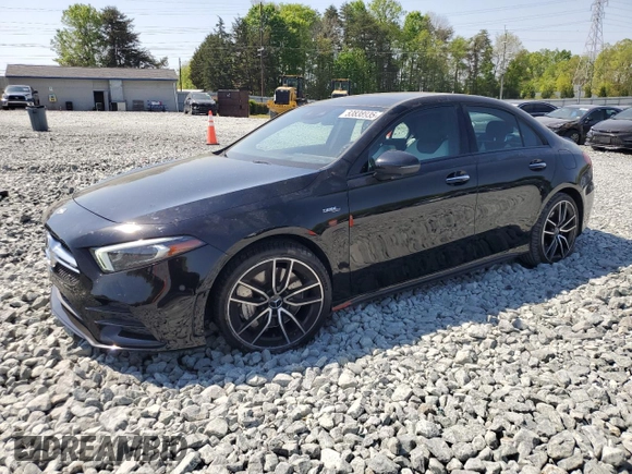 2021 Mercedes-Benz A 35 AMG z VIN W1K3G5BB9MJ262819, wystawiony jako Copart lot #53838935 z przebiegiem 42 458 mil mil oraz Szkoda całkowita • Salvage title. Historia ofert i sprzedaży dostępna na DreamBid. Obrazek 1.