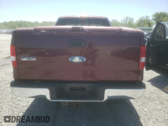 2005 Ford F-150 XLT with VIN 1FTPX12535FA84893, listed as a Copart auction lot 51248115 with 107,981 mi miles and Salvage title. Bid and sale history available at DreamBid. Image 6.