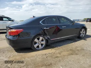 2010 Lexus LS 460 with VIN JTHBL5EF0A5094443, listed as a Copart auction lot 48040905 with 175,415 mi miles and Salvage Title. Bid and sale history available at carsss.com. Image 3.