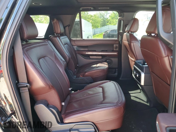 2024 Ford Expedition Max Limited с VIN 1FMJK1K81REA65202, выставлен на аукционе Copart как лот 57510445 с пробегом 45 982 миль миль и Чистый • Clean title. История ставок и продаж доступна на DreamBid. Изображение 11.