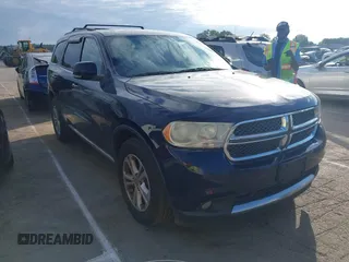 2012 Dodge Durango Crew with VIN 1C4RDJDG5CC330860, listed as a IAAI auction lot 42196714 with 180,416 mi miles. Bid and sale history available at carsss.com. Image 1.