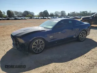 2012 Ford Mustang GT Premium with VIN 1ZVBP8CF6C5288565, listed as a Copart auction lot 48349235 with 157,347 mi miles and Salvage Title. Bid and sale history available at carsss.com. Image 1.
