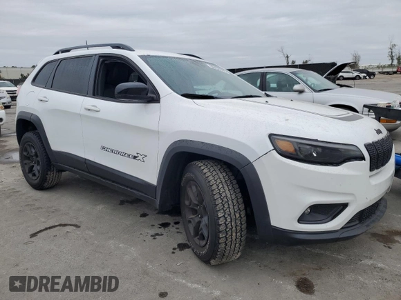 2022 Jeep Cherokee X with VIN 1C4PJMCX8ND522502, listed as a Copart auction lot 88458605 with 16,671 mi miles and Salvage Title. Bid and sale history available at carsss.com. Image 4.