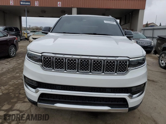 2024 Jeep Grand Wagoneer с VIN 1C4SJSEP4RS109943, выставлен на аукционе Copart как лот 53230095 с пробегом 27 251 миль миль и Списание • Salvage title. История ставок и продаж доступна на DreamBid. Изображение 5.