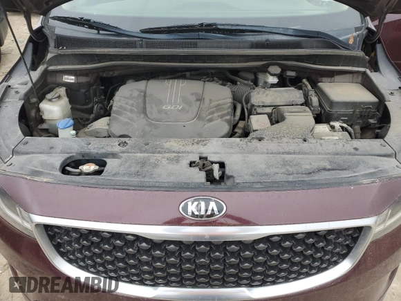 2015 Kia Sedona EX with VIN KNDMC5C13F6063903, listed as a Copart auction lot 44789095 with 108,378 mi miles and Salvage Title. Bid and sale history available at carsss.com. Image 12.