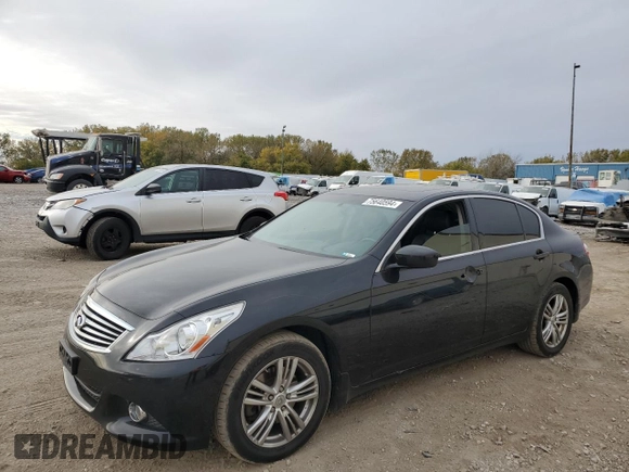 2015 Infiniti Q40 with VIN JN1CV6AR4FM521595, listed as a Copart auction lot 75640594 with 162,311 mi miles and Salvage Title. Bid and sale history available at DreamBid. Image 1.