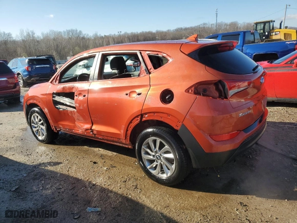 2017 Hyundai Tucson SE Plus with VIN KM8J33A46HU421039, listed as a Copart auction lot 48953705 with 125,365 mi miles and Salvage Title. Bid and sale history available at carsss.com. Image 2.
