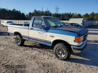 1990 Ford F-150 with VIN 1FTEF14N1LNA30373, listed as a Copart auction lot 85961874 with 27,509 mi miles and Salvage Title. Bid and sale history available at carsss.com. Image 4.