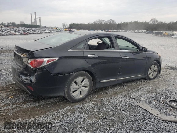 2013 Hyundai Sonata with VIN KMHEC4A47DA086716, listed as a Copart auction lot 44320485 with 125,558 mi miles and Salvage Title. Bid and sale history available at carsss.com. Image 3.