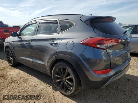2017 Hyundai Tucson Sport z VIN KM8J3CA29HU480147, wystawiony jako Copart lot #56167945 z przebiegiem 77 945 mil mil oraz Czysty tytuł • Clean title. Historia ofert i sprzedaży dostępna na DreamBid. Obrazek 2.