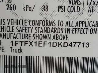 2013 Ford F-150 XL с VIN 1FTFX1EF1DKD47713, выставлен на аукционе IAAI как лот 41311901 с пробегом 137 061 миль миль и . История ставок и продаж доступна на DreamBid. Изображение 9.
