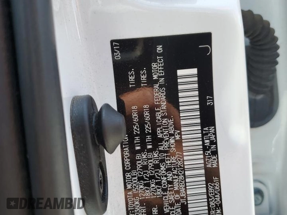 2017 Lexus NX 200t с VIN JTJBARBZ8H2128277, выставлен на аукционе Copart как лот 61027825 с пробегом 96 714 миль миль и Списание • Salvage title. История ставок и продаж доступна на DreamBid. Изображение 13.