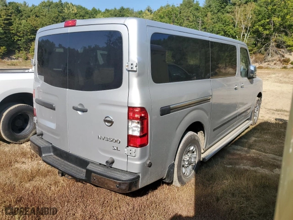 2019 Nissan NV Passenger NV3500 HD SL with VIN 5BZAF0AAXKN851612, listed as a Copart auction lot 71539434 with 176,372 mi miles and Clean Title. Bid and sale history available at carsss.com. Image 3.