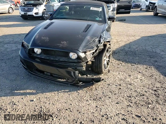 2014 Ford Mustang GT with VIN 1ZVBP8FF0E5253129, listed as a Copart auction lot 86513994 with 112,133 mi miles and Salvage title. Bid and sale history available at DreamBid. Image 10.