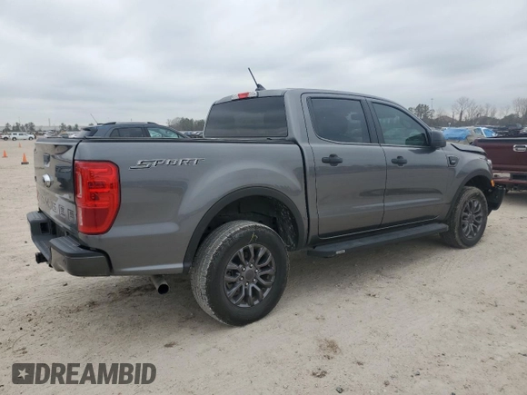 2021 Ford Ranger XL with VIN 1FTER4EH7MLD80427, listed as a Copart auction lot 45927235 with 29,663 mi miles and Salvage Title. Bid and sale history available at DreamBid. Image 3.