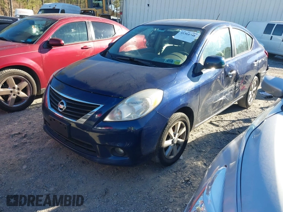 2012 Nissan Versa SV with VIN 3N1CN7AP0CL841801, listed as a IAAI auction lot 41364748 with 160,342 mi miles. Bid and sale history available at carsss.com. Image 17.