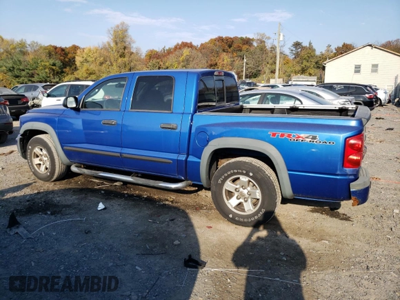 2008 Dodge Dakota with VIN 1D7HW78N38S550177, listed as a Copart auction lot 77898264 with 117,222 mi miles and Salvage title. Bid and sale history available at DreamBid. Image 2.
