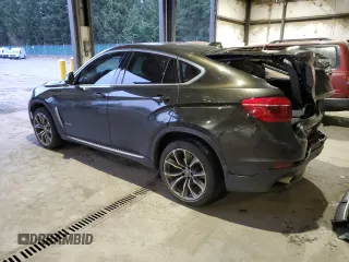 2015 BMW X6 xDrive35i with VIN 5UXKU2C52F0F95346, listed as a Copart auction lot 71660952 with 0 mi miles. Bid and sale history available at carsss.com. Image 2.