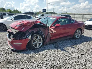 2019 Ford Mustang EcoBoost with VIN 1FA6P8TH9K5166356, listed as a Copart auction lot 61498185 with 112,999 mi miles and Salvage title. Bid and sale history available at DreamBid. Image 1.