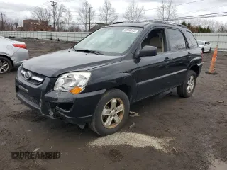 2009 Kia Sportage LX with VIN KNDJE723097622429, listed as a Copart auction lot 52960575 with 167,492 mi miles and Salvage Title. Bid and sale history available at carsss.com. Image 1.