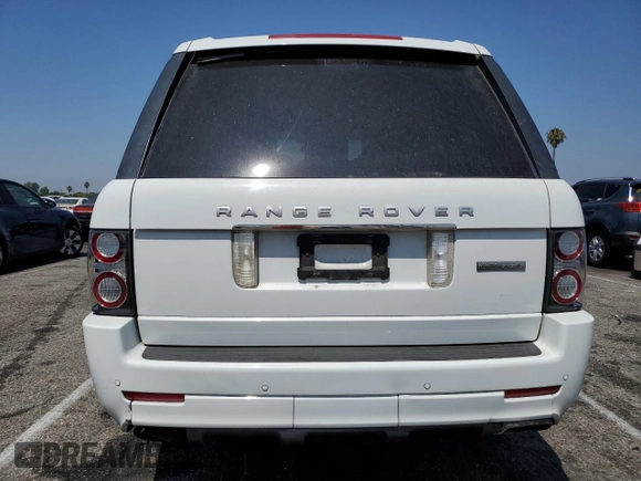 2012 Land Rover Range Rover SC Autobiography with VIN SALMP1E48CA384650, listed as a Copart auction lot 63293455 with 152,666 mi miles and Salvage title. Bid and sale history available at DreamBid. Image 6.