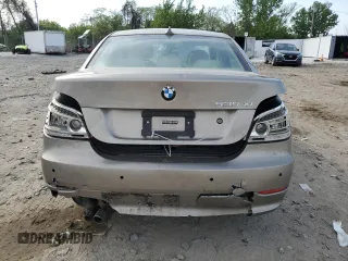 2008 BMW 5 Series 535xi with VIN WBANV93518CZ65377, listed as a Copart auction lot 54707605 with 197,653 mi miles and Clean Title. Bid and sale history available at carsss.com. Image 6.