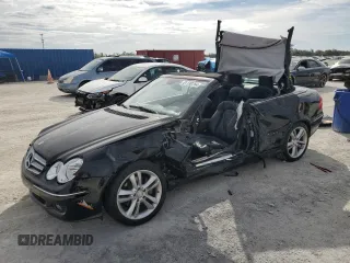 2009 Mercedes-Benz CLK 350 with VIN WDBTK56F29T104192, listed as a Copart auction lot 81130764 with Not Provided miles and Salvage Title. Bid and sale history available at DreamBid. Image 1.