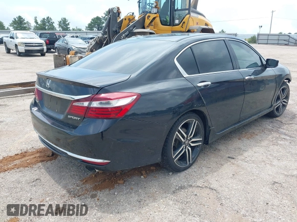 2016 Honda Accord Sport with VIN 1HGCR2F52GA243672, listed as a IAAI auction lot 42525224 with 240,818 mi miles and . Bid and sale history available at DreamBid. Image 4.