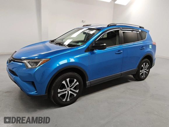 2018 Toyota RAV4 LE with VIN JTMBFREV5JD256838, listed as a Copart auction lot 48134385 with 59,831 mi miles and Clean Title. Bid and sale history available at DreamBid. Image 1.