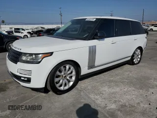 2015 Land Rover Range Rover Supercharged with VIN SALGS3TF9FA239066, listed as a Copart auction lot 62608135 with 108,740 mi miles and Salvage title. Bid and sale history available at DreamBid. Image 1.