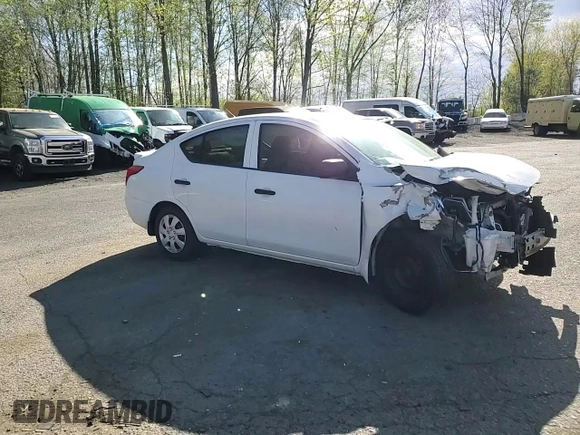 2014 Nissan Versa S Plus with VIN 3N1CN7AP4EL871886, listed as a Copart auction lot 55103865 with 132,525 mi miles and Salvage Title. Bid and sale history available at DreamBid. Image 14.