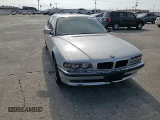 1999 BMW 7 Series 740il with VIN WBAGH8332XDP02624, listed as a Copart auction lot 72588834 with 100,650 mi miles and Salvage Title. Bid and sale history available at carsss.com. Image 10.