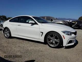 2015 BMW 4 Series 428i with VIN WBA3N7C54FK223828, listed as a Copart auction lot 62425555 with 72,399 mi miles and Salvage title. Bid and sale history available at DreamBid. Image 4.
