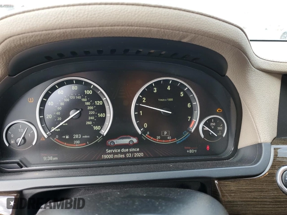 2012 BMW 7 Series 750Li with VIN WBAKB8C51CC962834, listed as a Copart auction lot 56592645 with 72,665 mi miles and Salvage title. Bid and sale history available at DreamBid. Image 9.