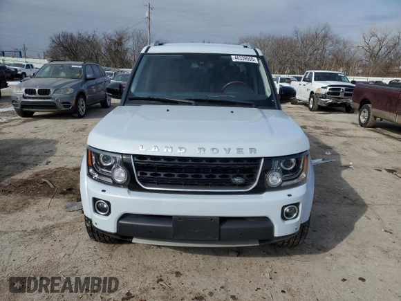 2016 Land Rover LR4 HSE Lux with VIN SALAK2V68GA830858, listed as a Copart auction lot 46339555 with 93,396 mi miles and Salvage Title. Bid and sale history available at DreamBid. Image 5.
