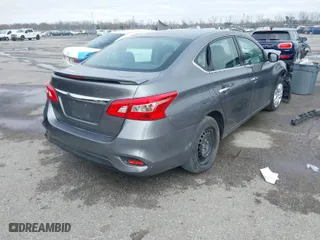 2019 Nissan Sentra S with VIN 3N1AB7AP5KY312779, listed as a IAAI auction lot 41421401 with 118,993 mi miles. Bid and sale history available at carsss.com. Image 4.