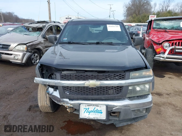 2007 Chevrolet Colorado LT w/1LT with VIN 1GCDT13E078190996, listed as a IAAI auction lot 41643749 with 159,753 mi miles. Bid and sale history available at carsss.com. Image 12.