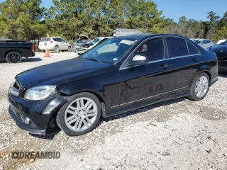 2009 Mercedes-Benz C-Class 3.0L Sport with VIN WDDGF81X89R051624, listed as a Copart auction lot 48227005 with 150,406 mi miles and Salvage Title. Bid and sale history available at carsss.com. Image 1.