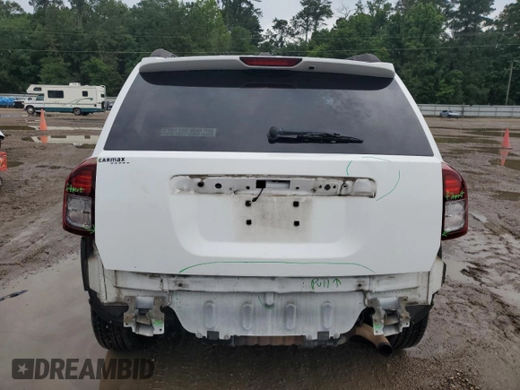 2016 Jeep Compass Sport z VIN 1C4NJCBA9GD600433, wystawiony jako Copart lot #61087545 z przebiegiem 132 956 mil mil oraz Szkoda całkowita • Salvage title. Historia ofert i sprzedaży dostępna na DreamBid. Obrazek 6.