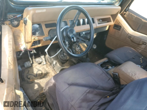 1995 Jeep Wrangler S with VIN 1J4FY19P8SP258828, listed as a Copart auction lot 81400024 with 165,662 mi miles and Salvage Title. Bid and sale history available at carsss.com. Image 8.
