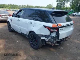 2021 Land Rover Range Rover Sport HST with VIN SALWS2RU9MA758563, listed as a IAAI auction lot 42407106 with 45,948 mi miles and . Bid and sale history available at DreamBid. Image 6.
