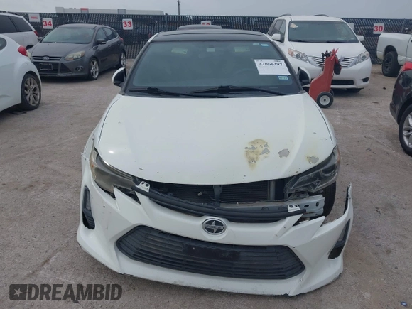 2016 Scion tC with VIN JTKJF5C75GJ016412, listed as a IAAI auction lot 42068497 with 1 mi miles. Bid and sale history available at carsss.com. Image 12.
